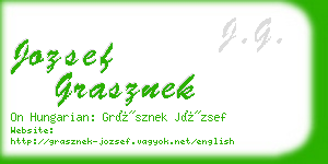 jozsef grasznek business card